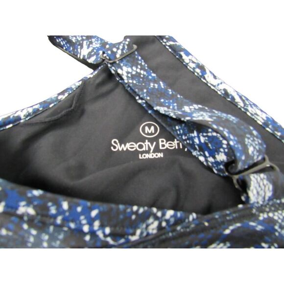 Sweaty Betty Medium Blue Snake Print Retro Bikini Top - Picture 4 of 4